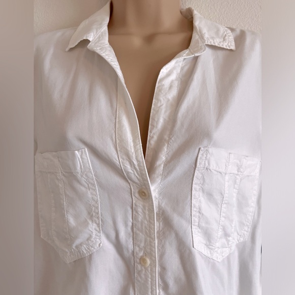 Cloth & Stone White Button-Up Shirt - Picture 4 of 4